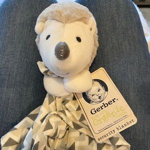Gerber hedgehog lovey